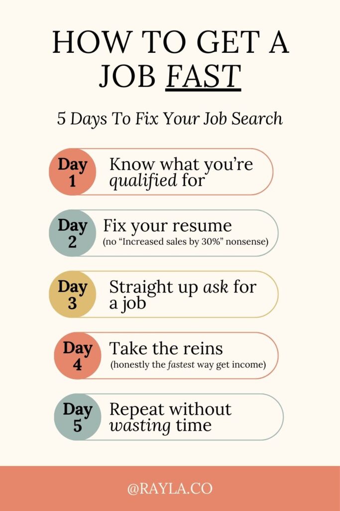 how To Get a Job FAST