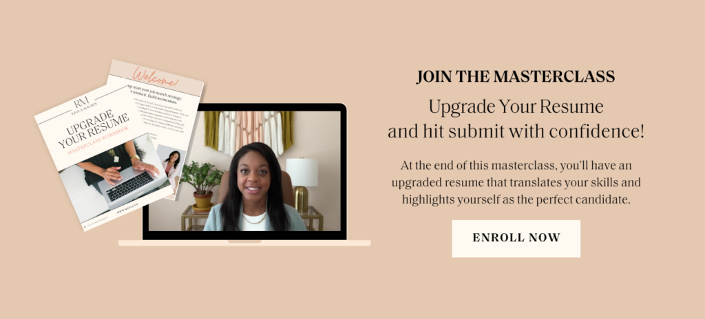 learn how to address being laid off in the Upgrade Your Resume Masterclass